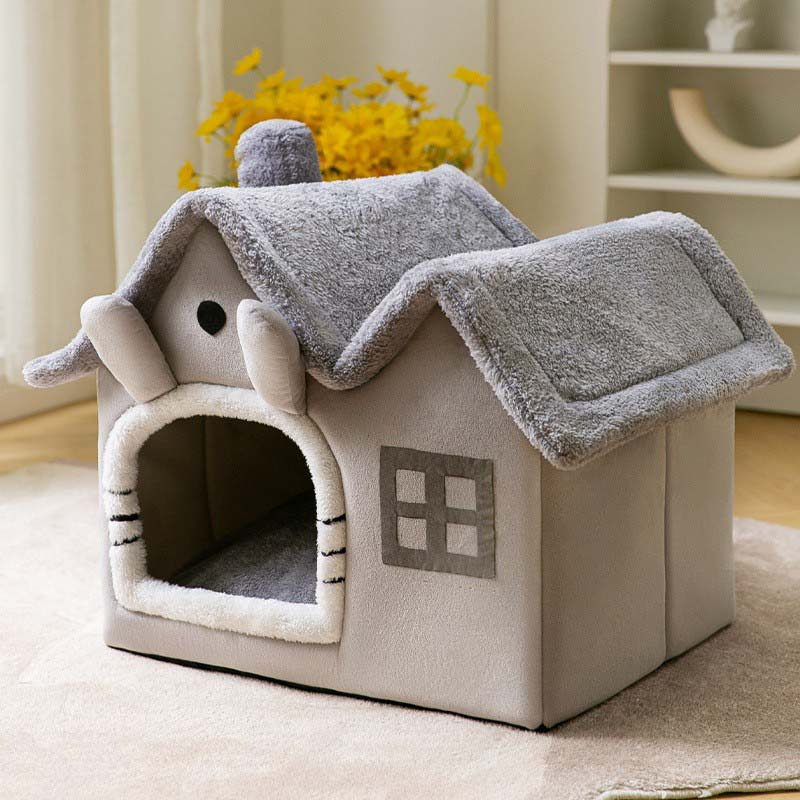 CatComfort – Lussuosa cuccia semiaperta per gatti, per il massimo del comfort e delle coccole