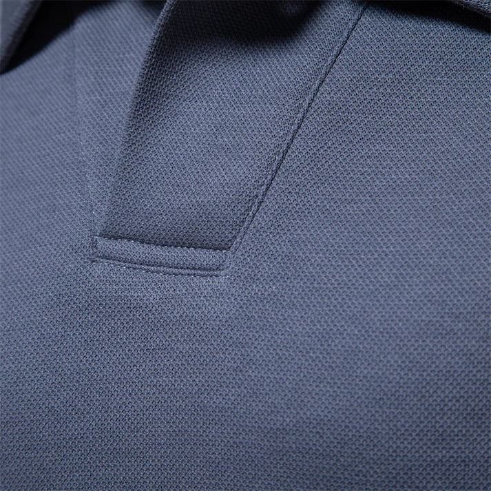 Langrmelige Polo-Bluse für Mnner