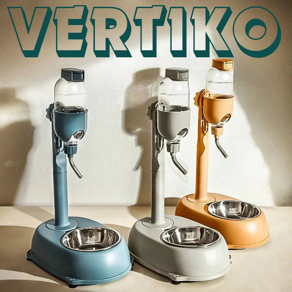VERTIKO – Erhhte Wasserspender-Fontne für Hunde mit automatischer Zirkulation