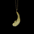 Acero - Collana con Ciondolo Verde