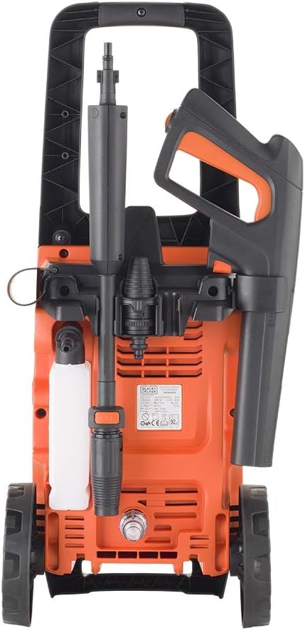 BLACK+DECKER Hochdruckreiniger BXPW2200PE mit Patio Cleaner Deluxe und Feste Bürste (2200 W, 150 bar, 440 l/h)