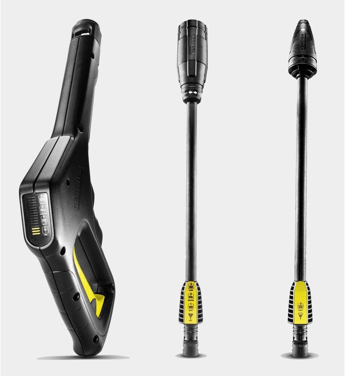 Krcher Hochdruckreiniger K 3 Power Control Home, Druck: max. 120 bar, Frdermenge: 380 l/h, Flche: 25 m/h, Wasserfilter, Gewicht: 4,4 kg, Hochdruckpistole, Dreckfrser, Strahlrohr, Home Kit