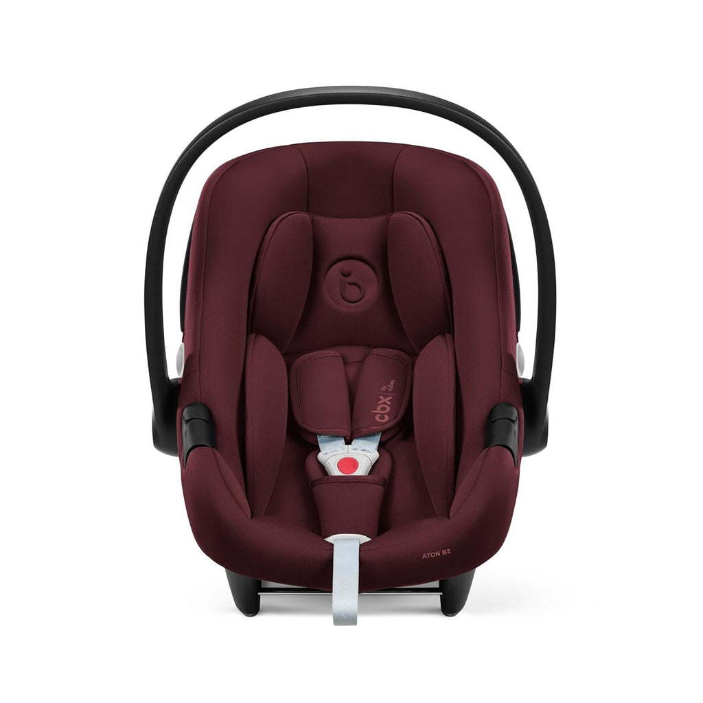 CBX by CYBEX Seggiolino Auto Aton B2 i-Size, Dalla nascita fino a ca. 24 mesi, Max. 13 kg, Inclusivo riduttore neonato, Compatibile con SensorSafe, Rosso