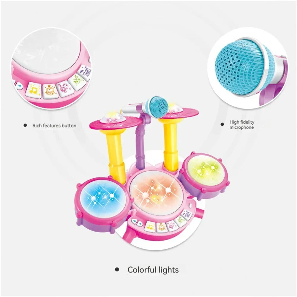 Batteria per bambini - I più piccoli iniziano a suonare - Batteria giocattolo