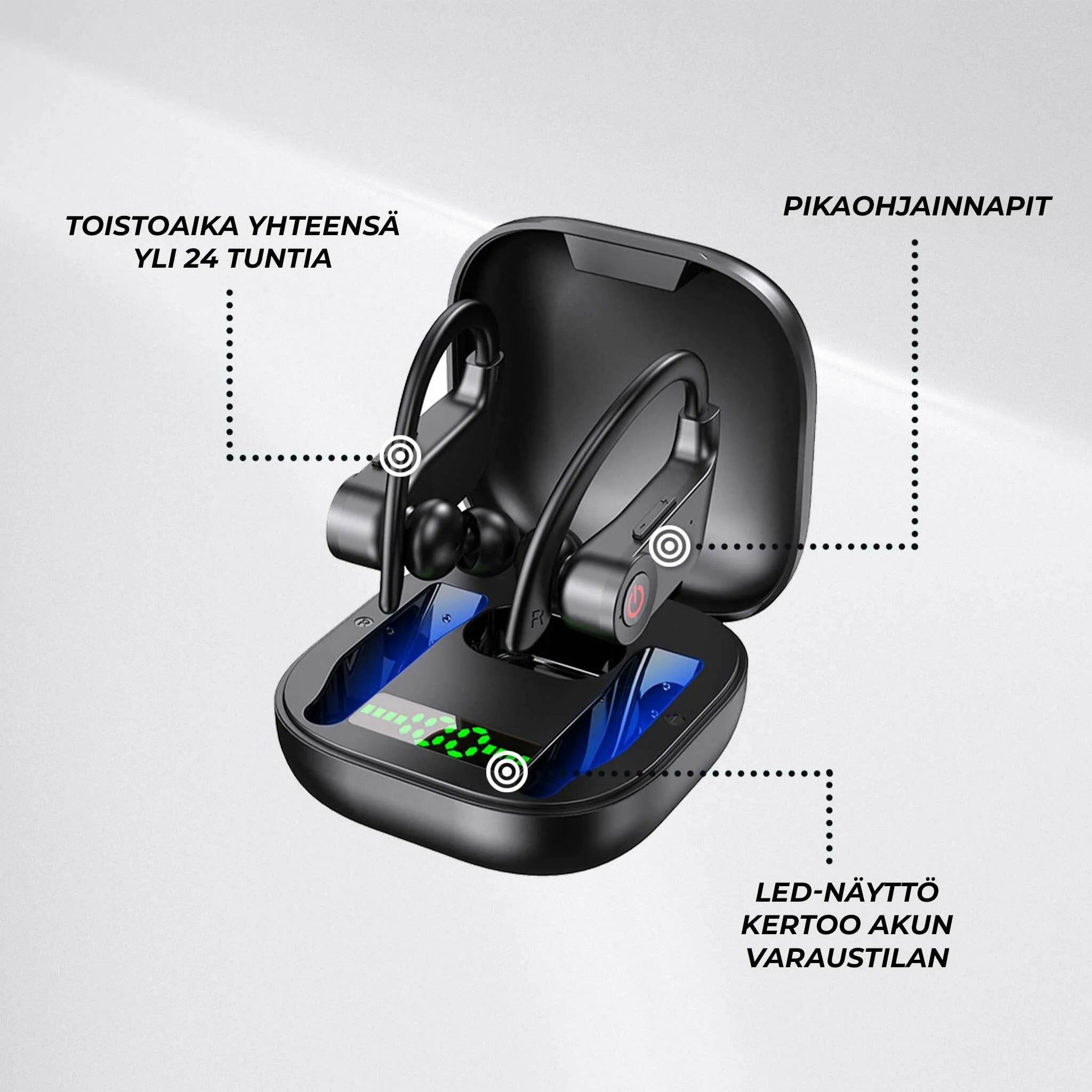 Auricolari Bluetooth KuuraPods Sport v2