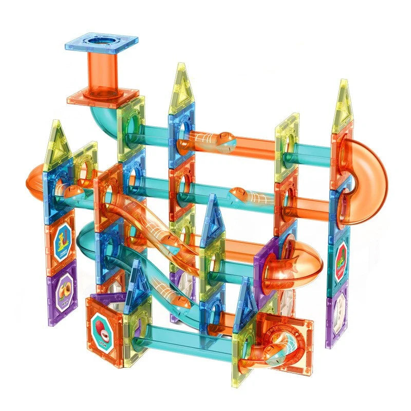 DIY Magnetic Marble Run - Pista per biglie magnetica fai da te
