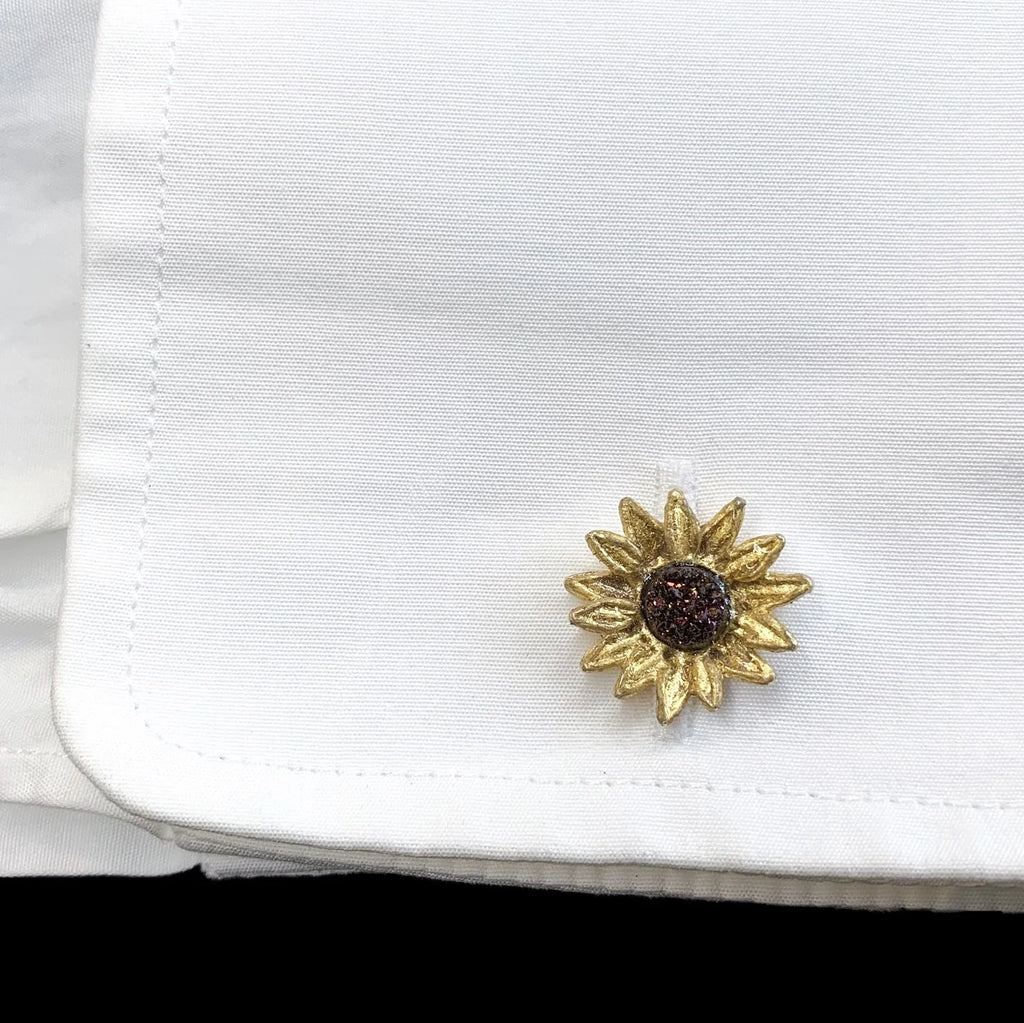 Sonnenblumen Manschettenknpfe