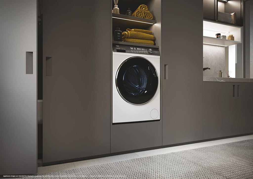 Haier I-PRO SERIE 7 HW80-B14979 Waschmaschine / 8 kg / A - beste Effizienz / Direct Motion Motor - absolut leise / XL-Trommel / Refresh-Dampfprogramm / Vollwasserschutz / ABT