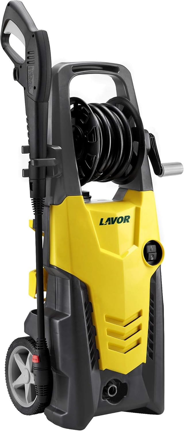 Lavor Leistungsstarker Hochdruckreiniger PLANET 170 EXTRA mit komplettem Zubehörset, 8 m Hochdruckschlauch, Druck 170 bar max, Fördermenge 510 l/h max, 2500 Watt