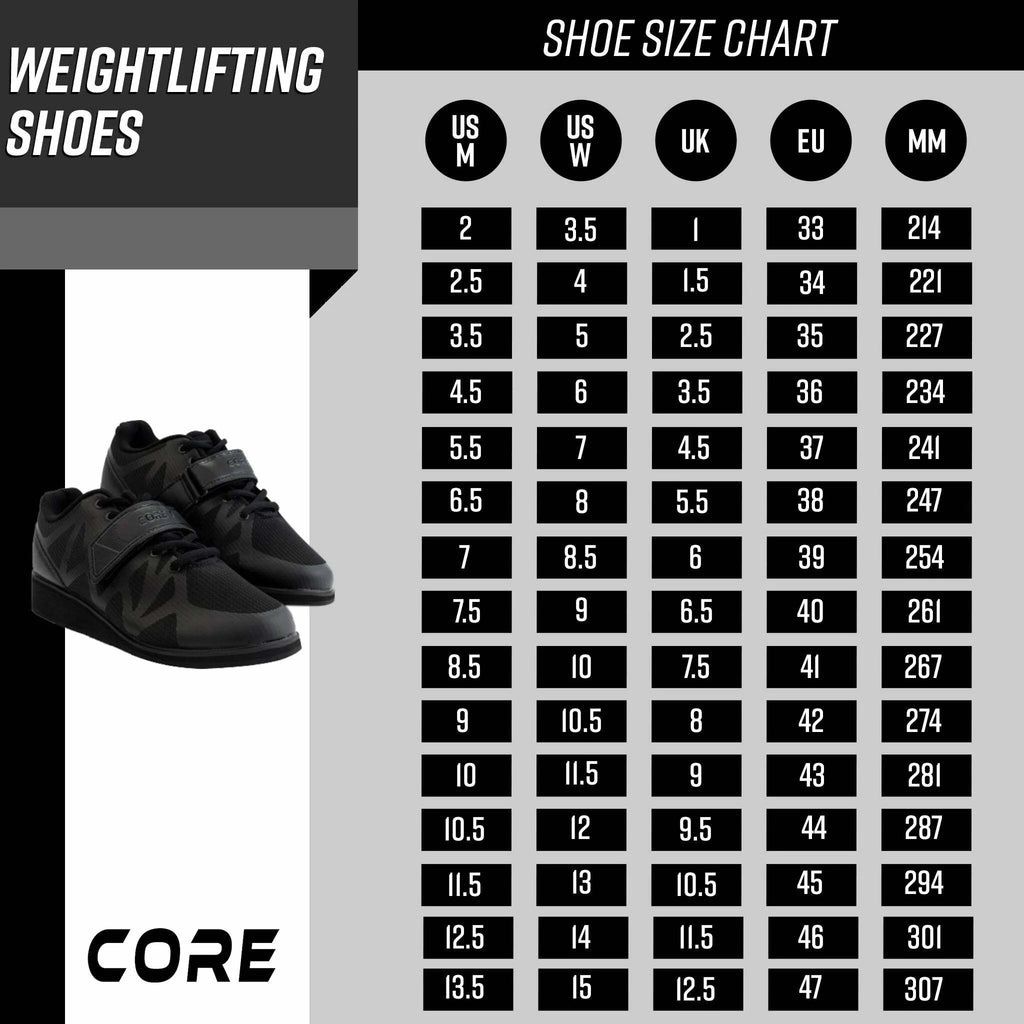 Scarpe da sollevamento pesi Core