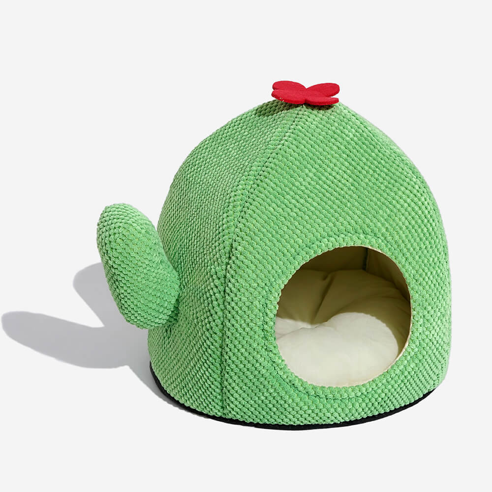 KatzenOase – Cestino a forma di cactus per ore di sonno accoglienti per i gatti