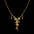 Goldene Myrte Kette mit Anhnger