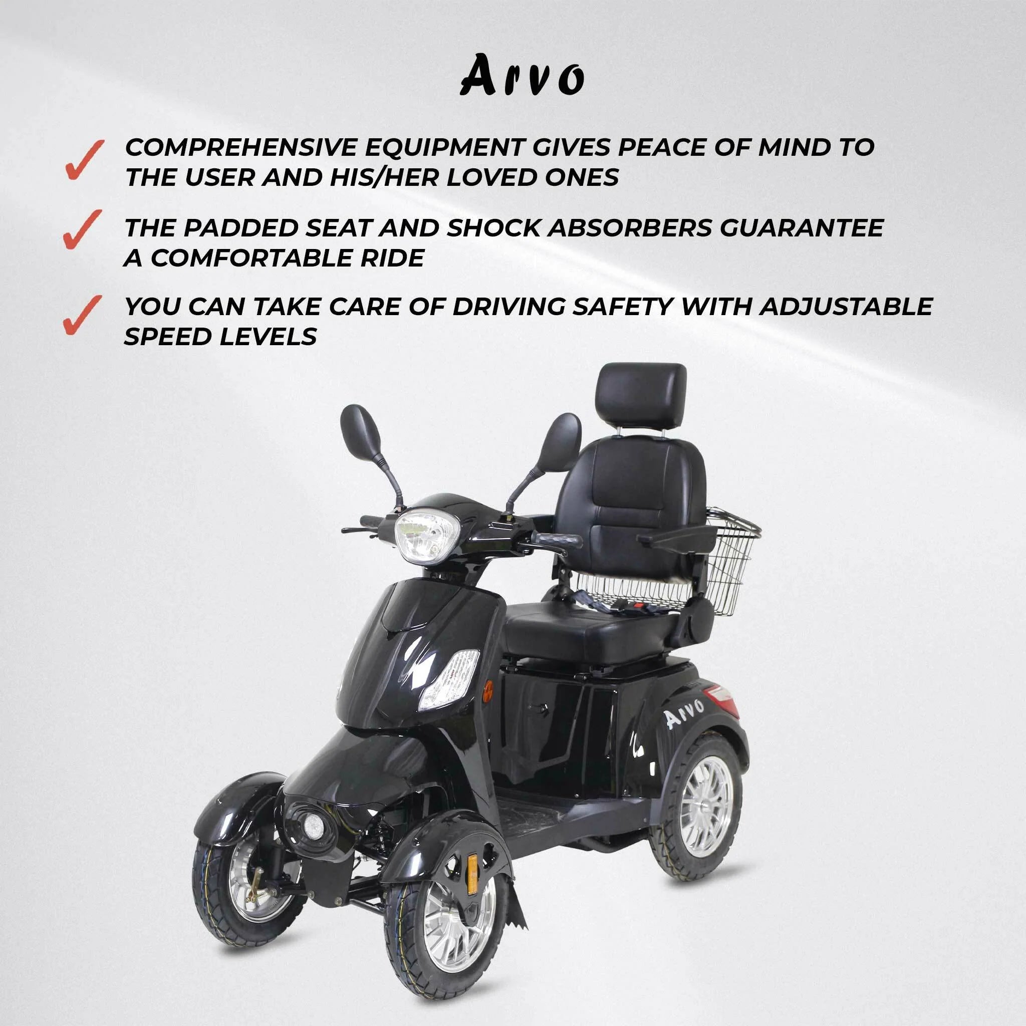 Arvo Seniorenmobil P400 Nero