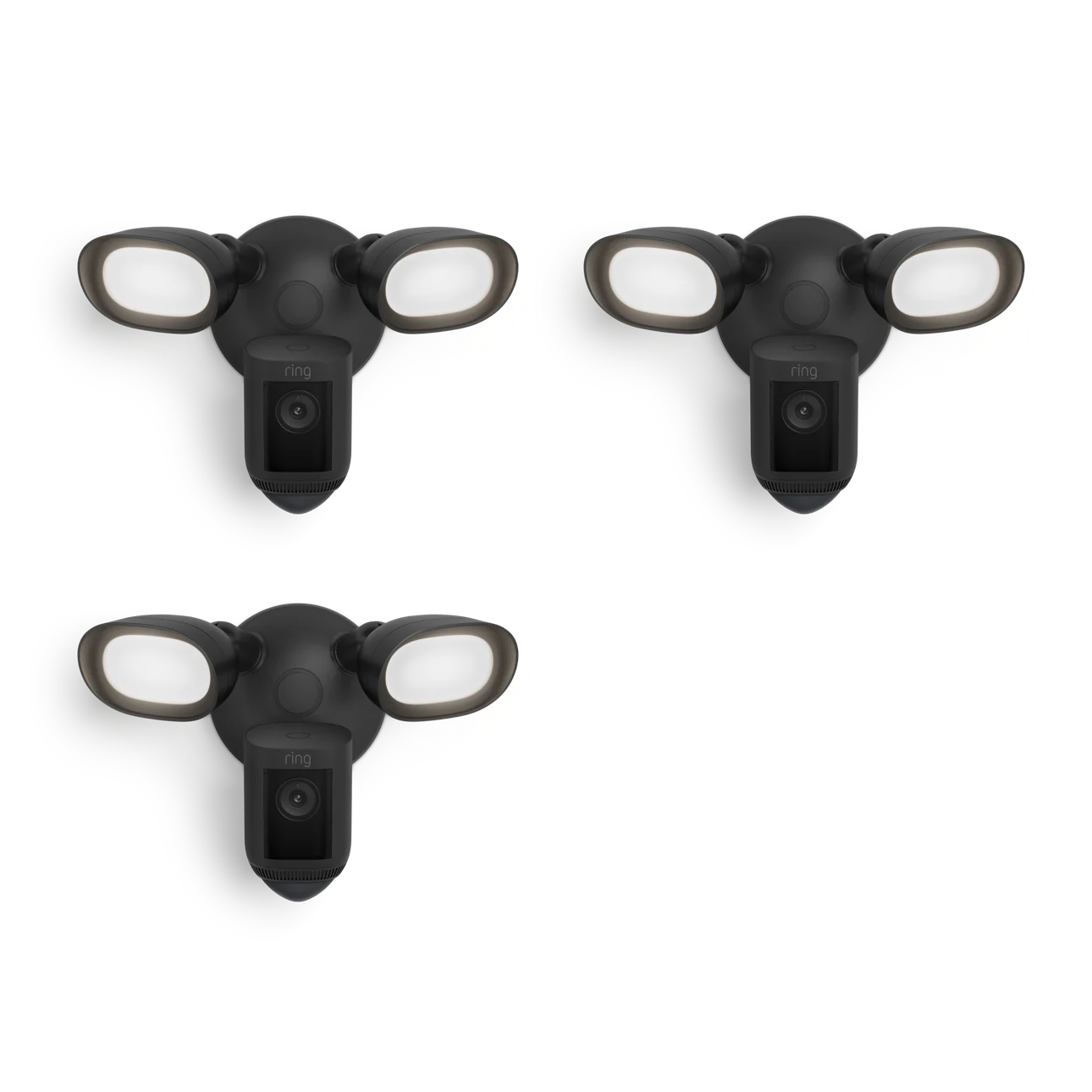 3-Pack Floodlight Cam Wired Pro