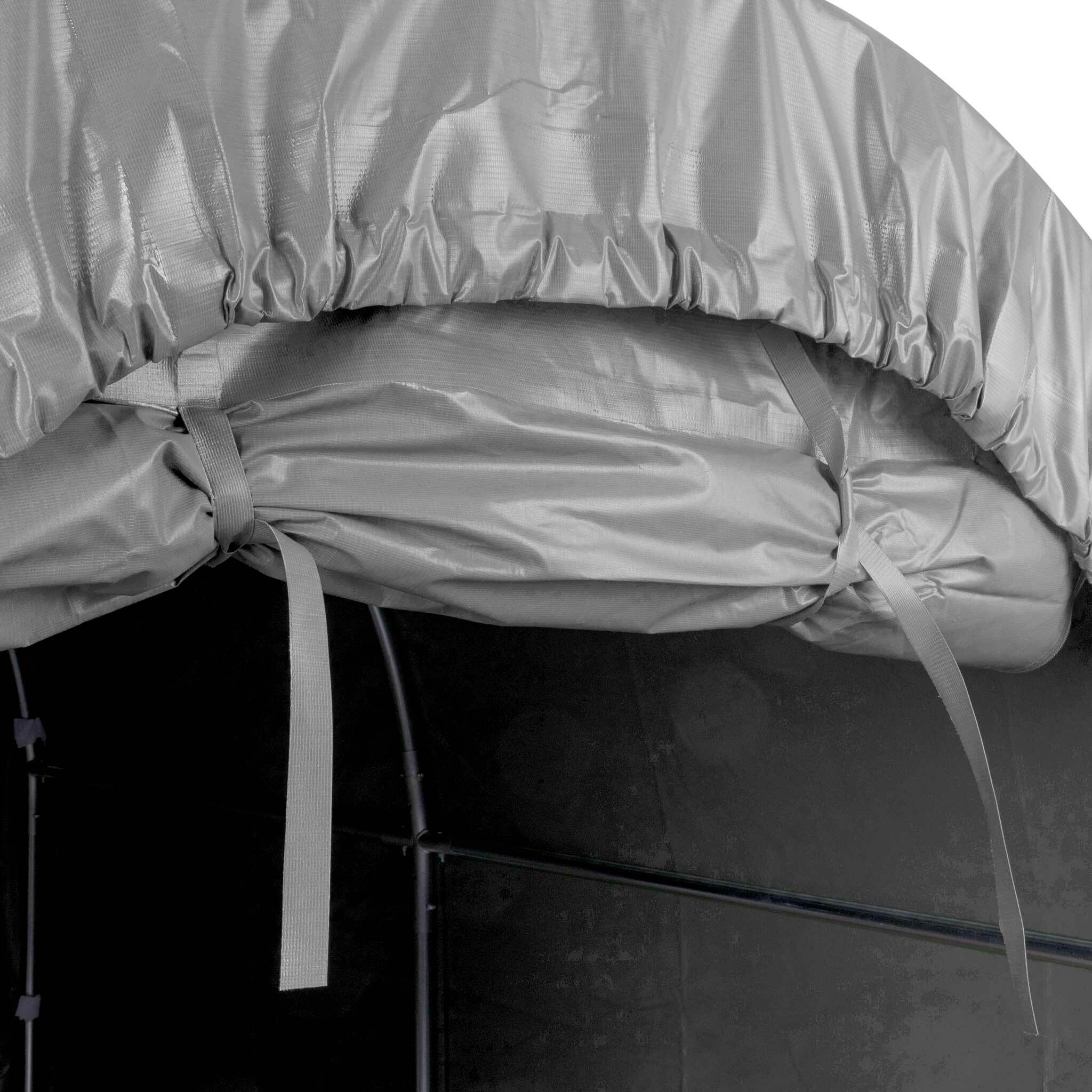Fornorth Tenda garage 1,6x2,4 m, grigio chiaro