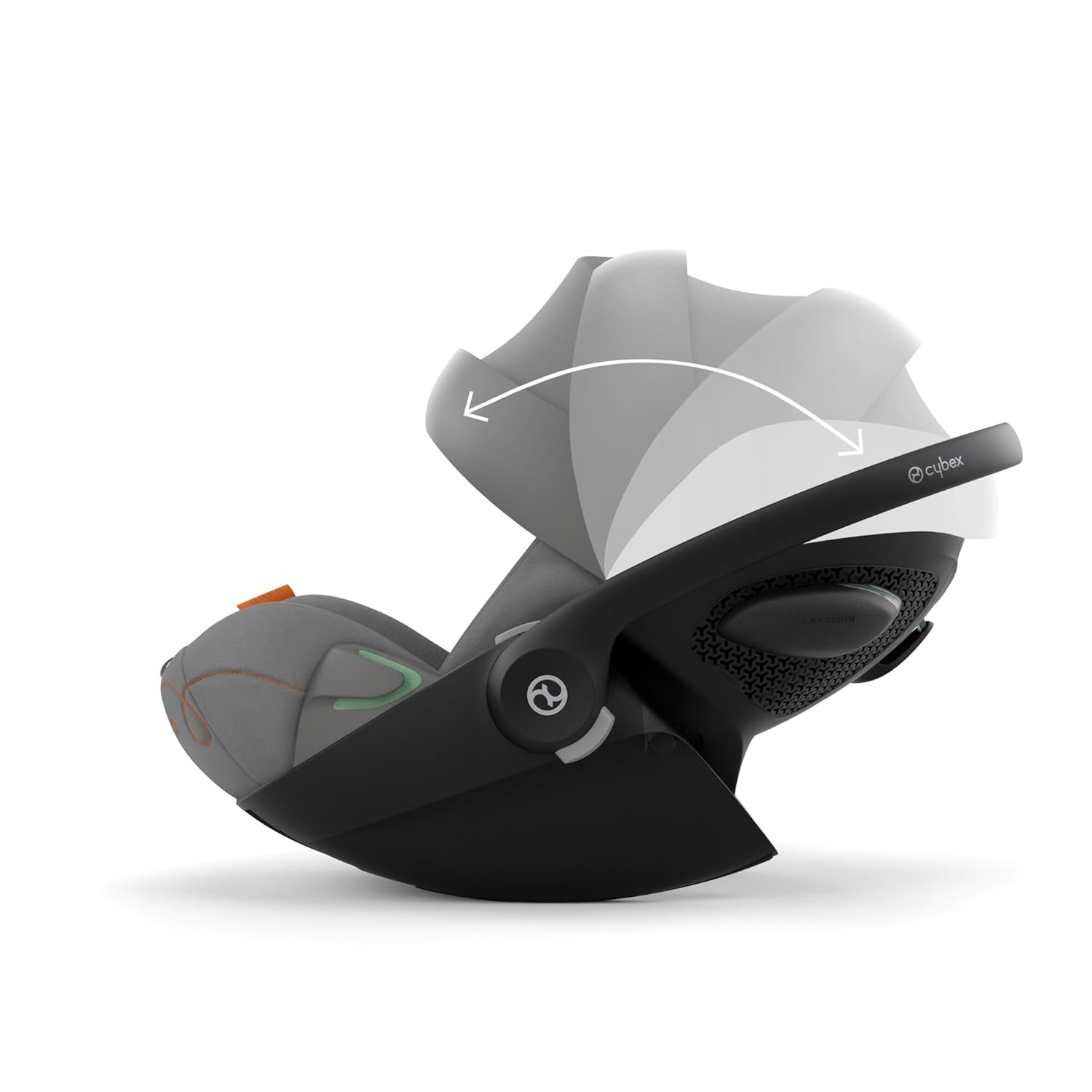 CYBEX Gold Seggiolino auto Cloud G i-Size Comfort, con riduttore per neonato, dalla nascita a circa 24 mesi, per bambini da 40 cm a 87 cm, max. 13 kg, Moon Black