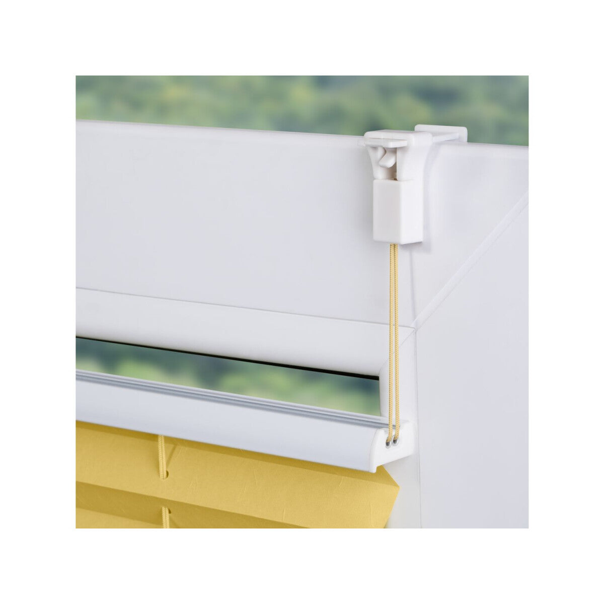 Lichtblick Klemmfix Tenda plissettata, regolazione continua, oscurante, montaggio senza forare, 130 cm, 100 cm, Giallo - Prodotto di seconda scelta come nuovo