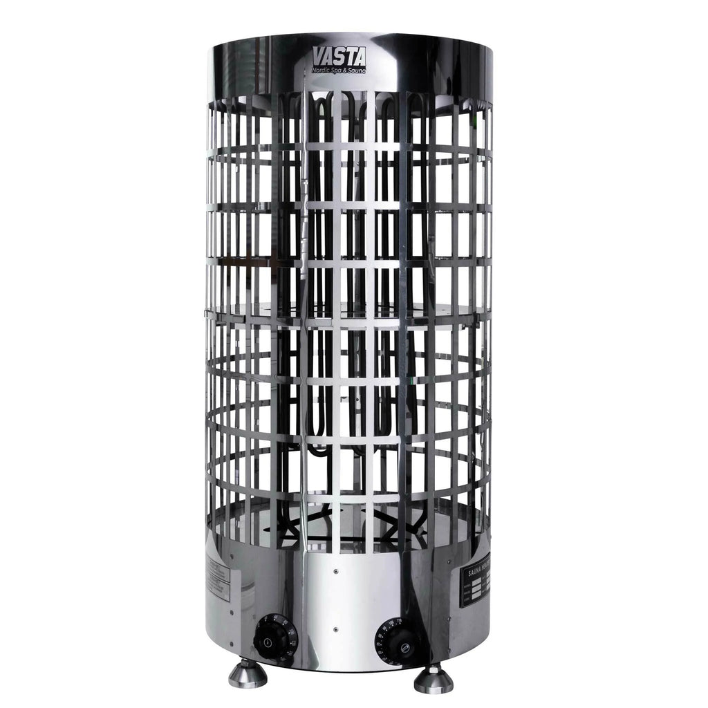Vasta Saunaofen elektrisch Ignite 8kW, feste regelung, 7-12m3, stahl