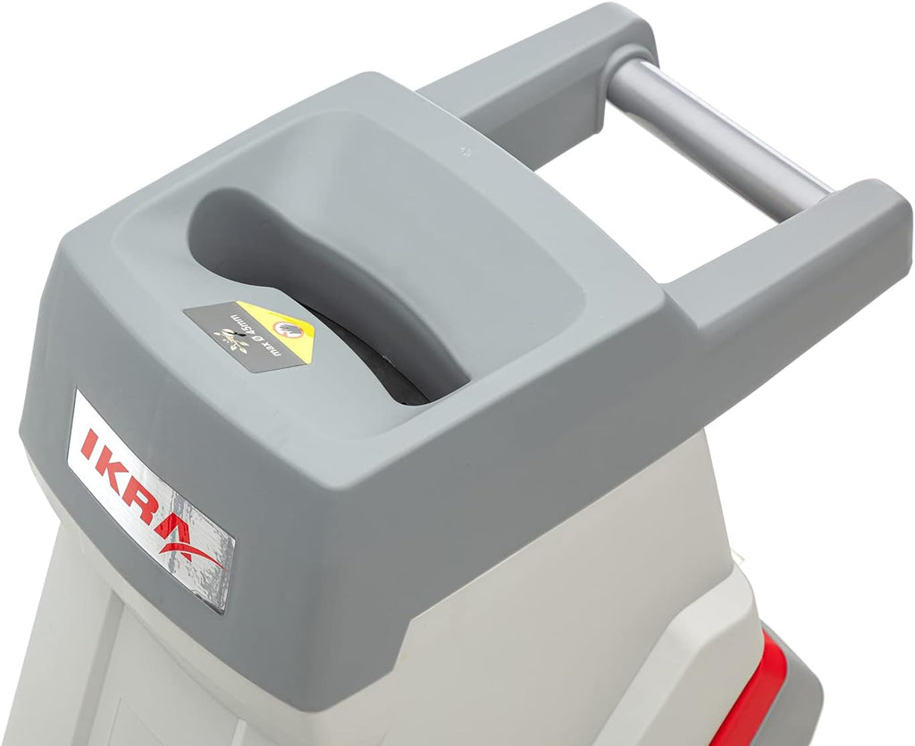 IKRA Elektro Gartenhäcksler Messerhäcksler IMH 2500, inkl. Schutzbrille, Fangsack, inkl. 2X Ersatz-Wendemesser