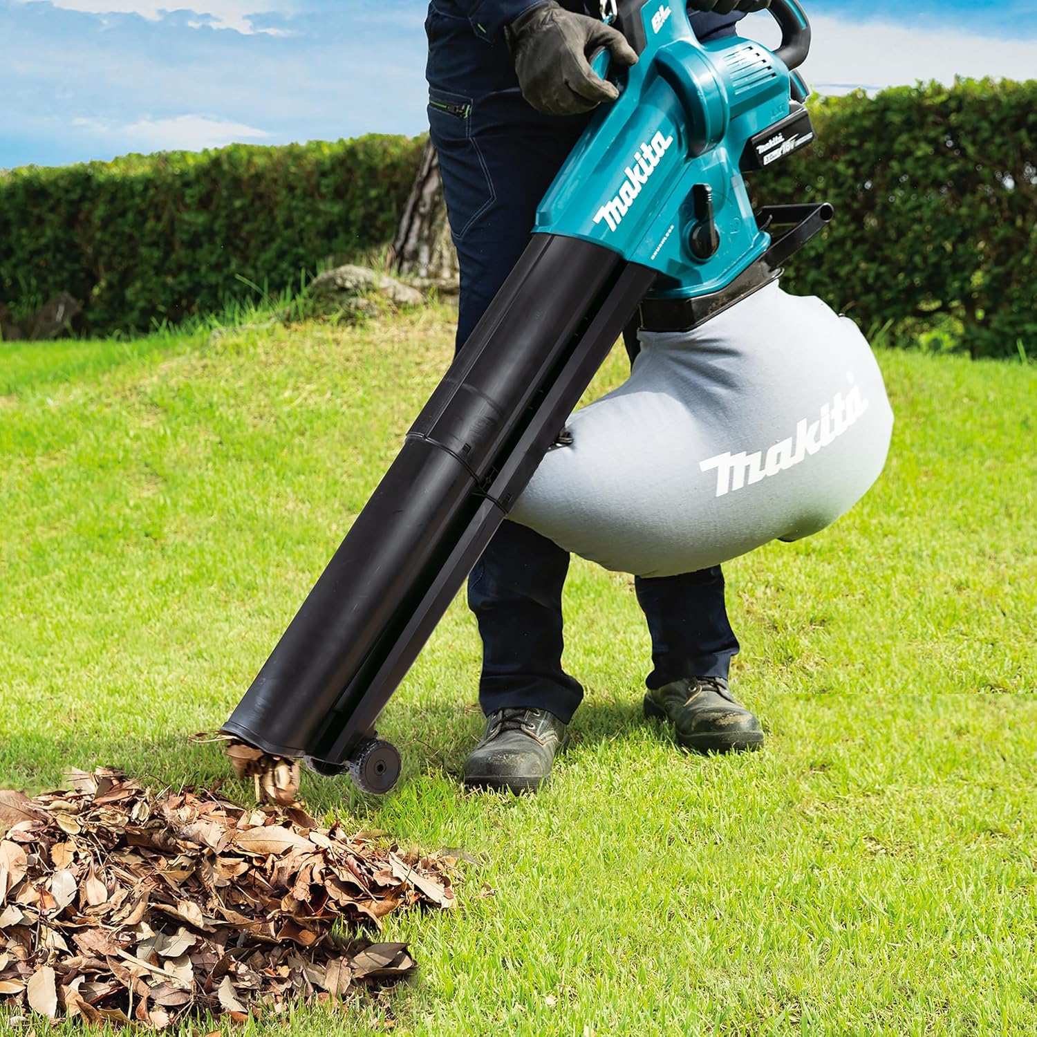 Makita DUB187Z Soffiatore/Aspiratore per foglie a batteria 18V (senza batteria, senza caricabatterie)