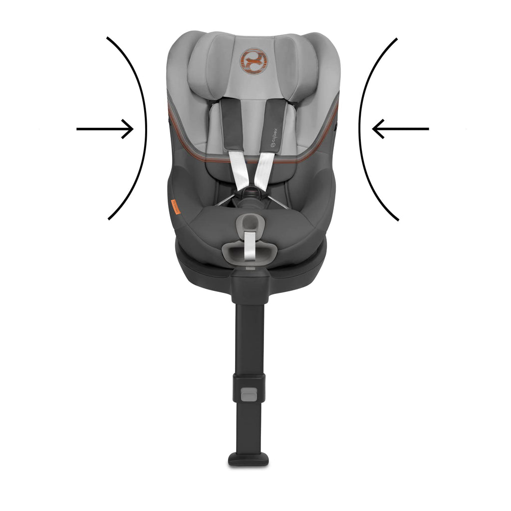 CYBEX Gold Kinder-Autositz Sirona S2 i-Size, Ab ca. 3 Monaten bis 4 Jahren, Max. 18 kg, SensorSafe kompatibel, Granite Black