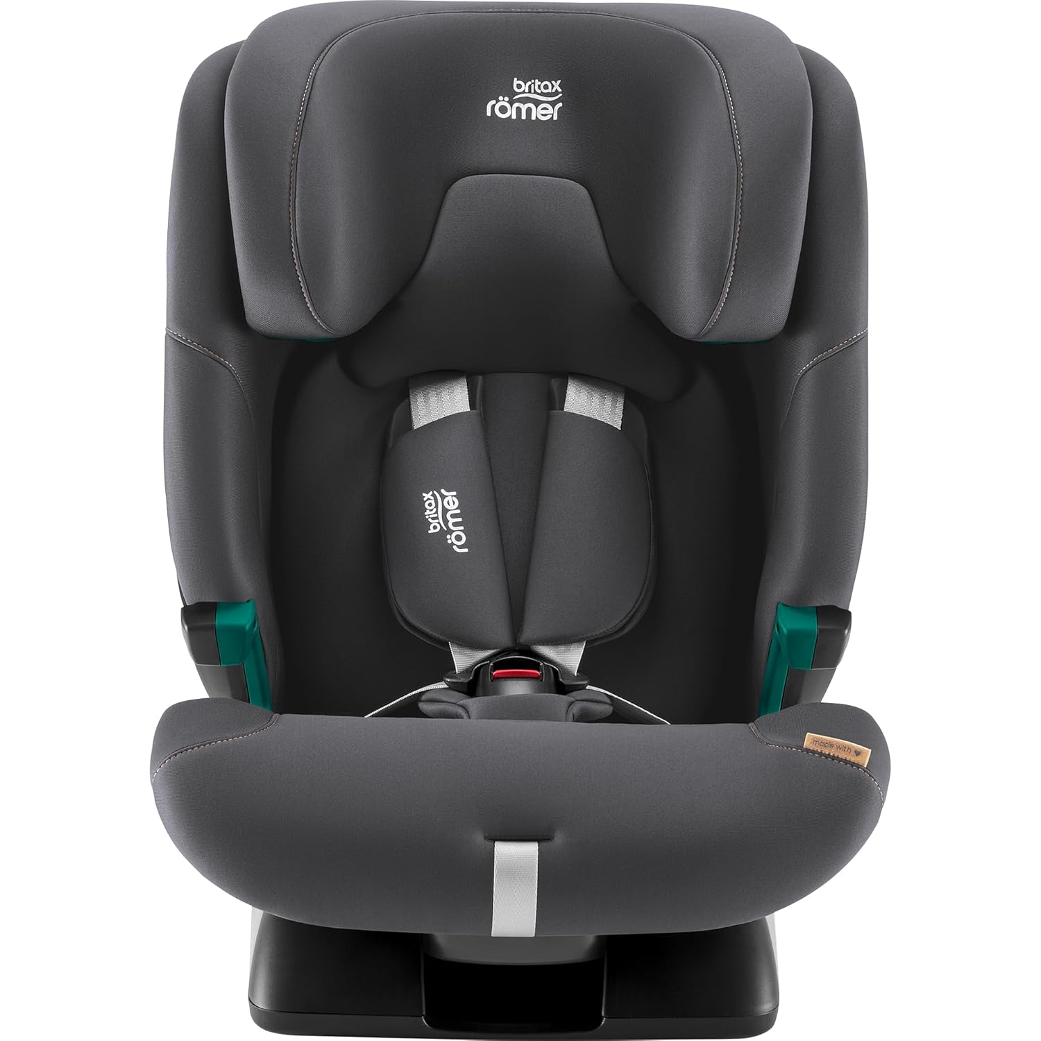 BRITAX RÖMER Seggiolino auto ADVANSAFIX 2 Z-LINE, per bambini da 76-150 cm (i-Size) con e senza ISOFIX, 15 mesi a 12 anni, Space Black