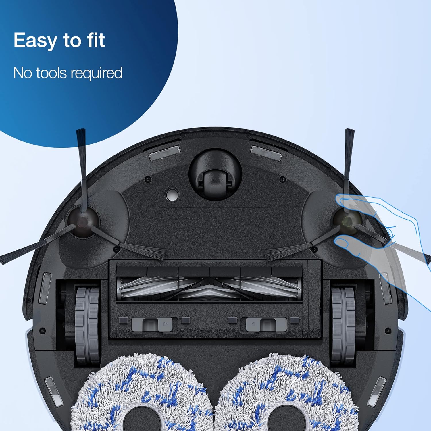 ECOVACS Goat GX-600 Robot rasaerba senza filo perimetrale per prati fino a 600m² (Press & Mow, prevenzione ostacoli AIVI 3D, pianificazione logica del percorso, pendenza del 40%, Video Manager, lame flottanti)