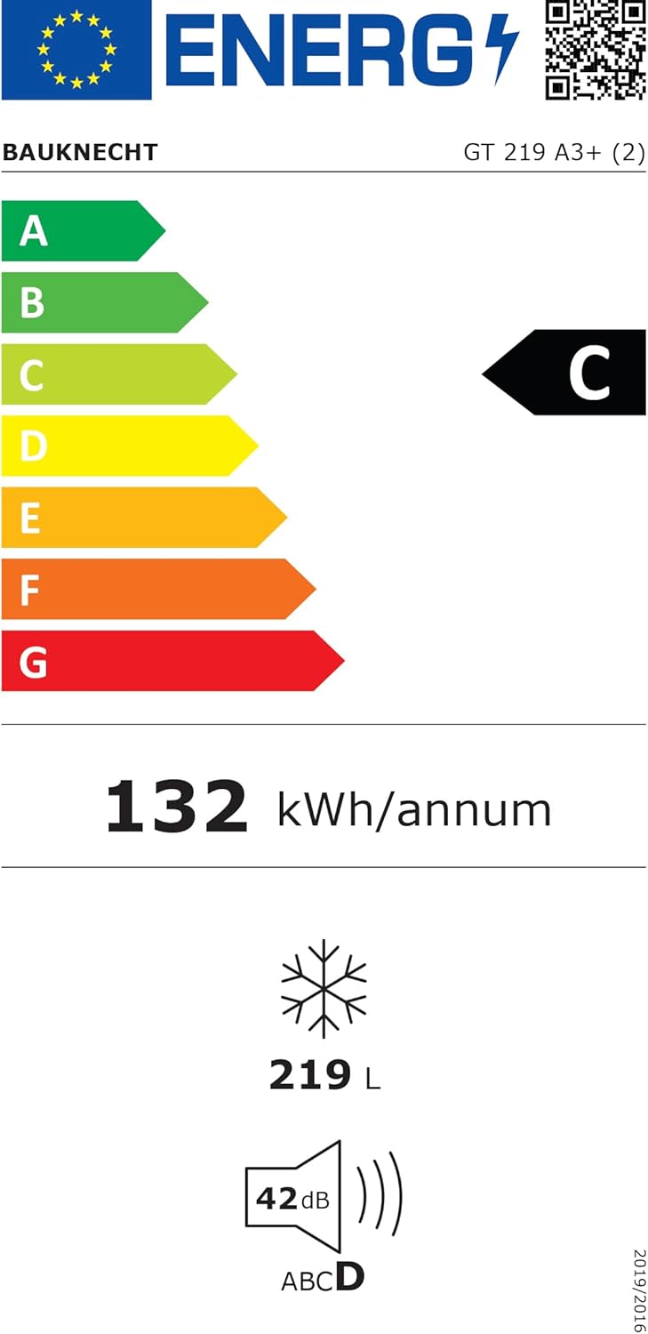 Bauknecht GT 219 A3+ Congelatore a pozzetto/ Congelamento: 215 L/ Supercongelamento/ SapceMax/ Illuminazione interna/ ECO Risparmio energetico/ Sicurezza bambini