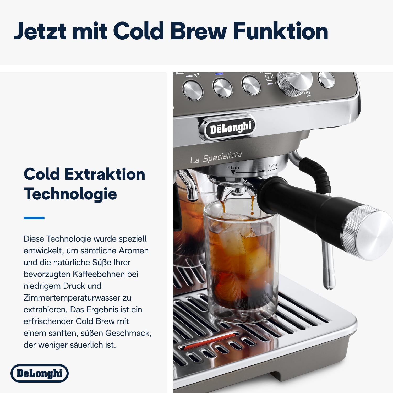 De'Longhi La Specialista Arte EC9155.MB Macchina da Caffè Espresso con Macinacaffè, 8 Livelli di Macinatura, 15 Bar, 3 Temperature, Lancia Vapore, 1300 W, Serbatoio 1.5 l, Acciaio Inox/Nero incluso Barista-Kit