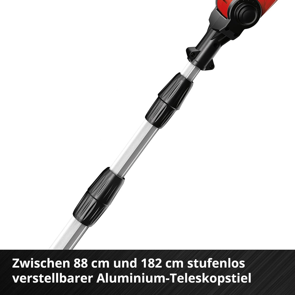Utensile multifunzione a batteria Einhell GE-HC 18 Li T-Solo (tagliasiepi e motosega 2 in 1, barra Oregon, senza batteria e caricabatterie)