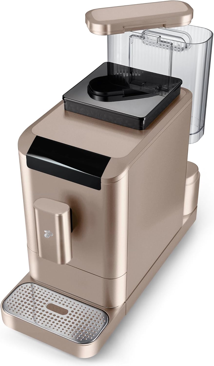 Tchibo Macchina da caffè automatica Esperto2 Caffè con funzione 2 tazze per Caffè Crema ed Espresso, Nero Granito - INCLUSO set di prova caffè GRATUITO