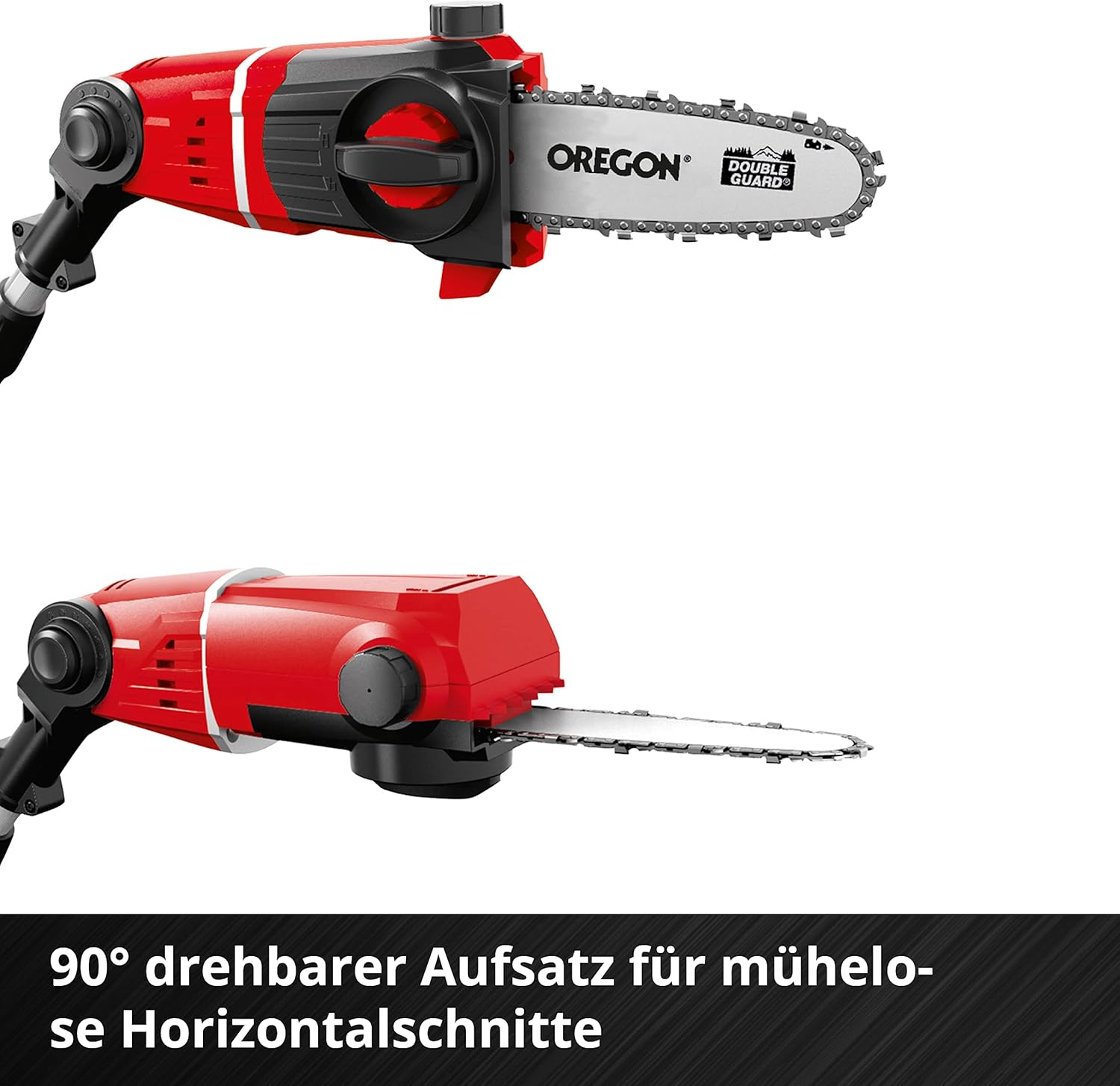 Utensile multifunzione a batteria Einhell GE-HC 18 Li T-Solo (tagliasiepi e motosega 2 in 1, barra Oregon, senza batteria e caricabatterie)