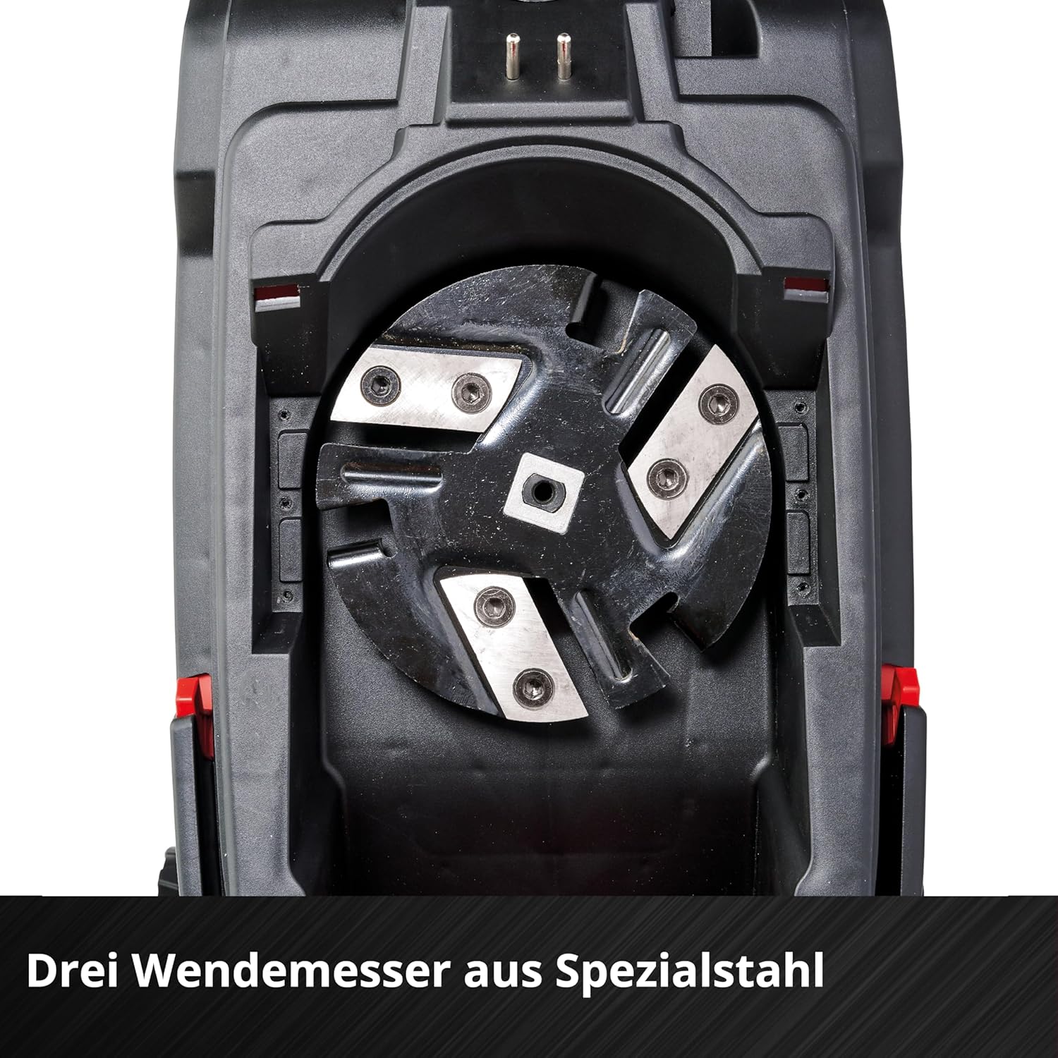 Biotrituratore a batteria Einhell REDAXXO 36/25 Power X-Change (36 V, max. 25 mm di spessore dei rami, 3 lame reversibili in acciaio, sacco di raccolta da 55 L, impugnatura per il trasporto, pressore)