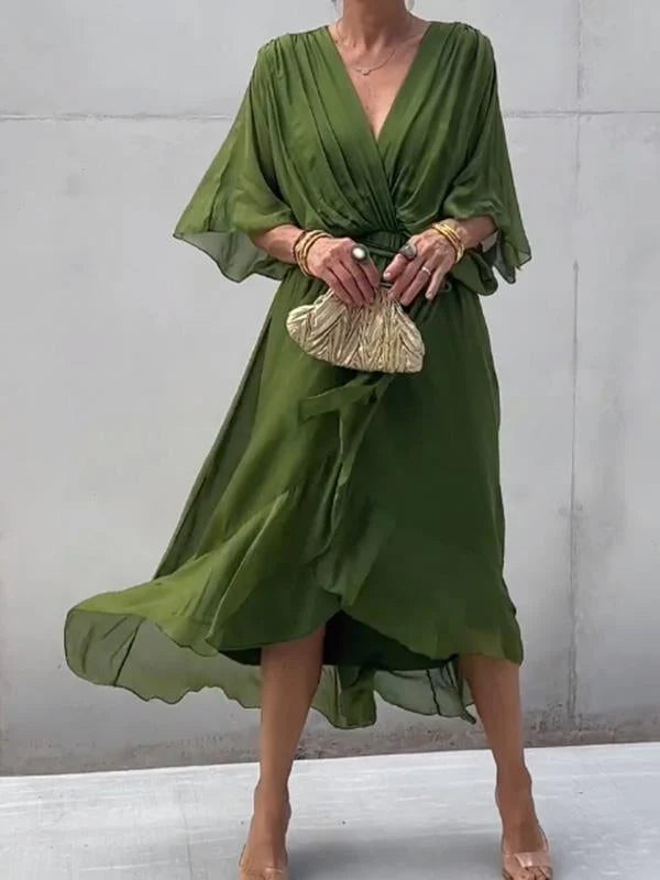 Deirdre - Abito elegante con scollo a V