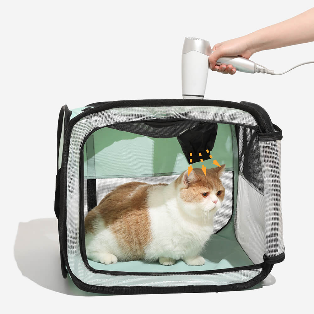 FellFix – Tragbare Trockenbox für sauberes Hunde- und Katzenhaar