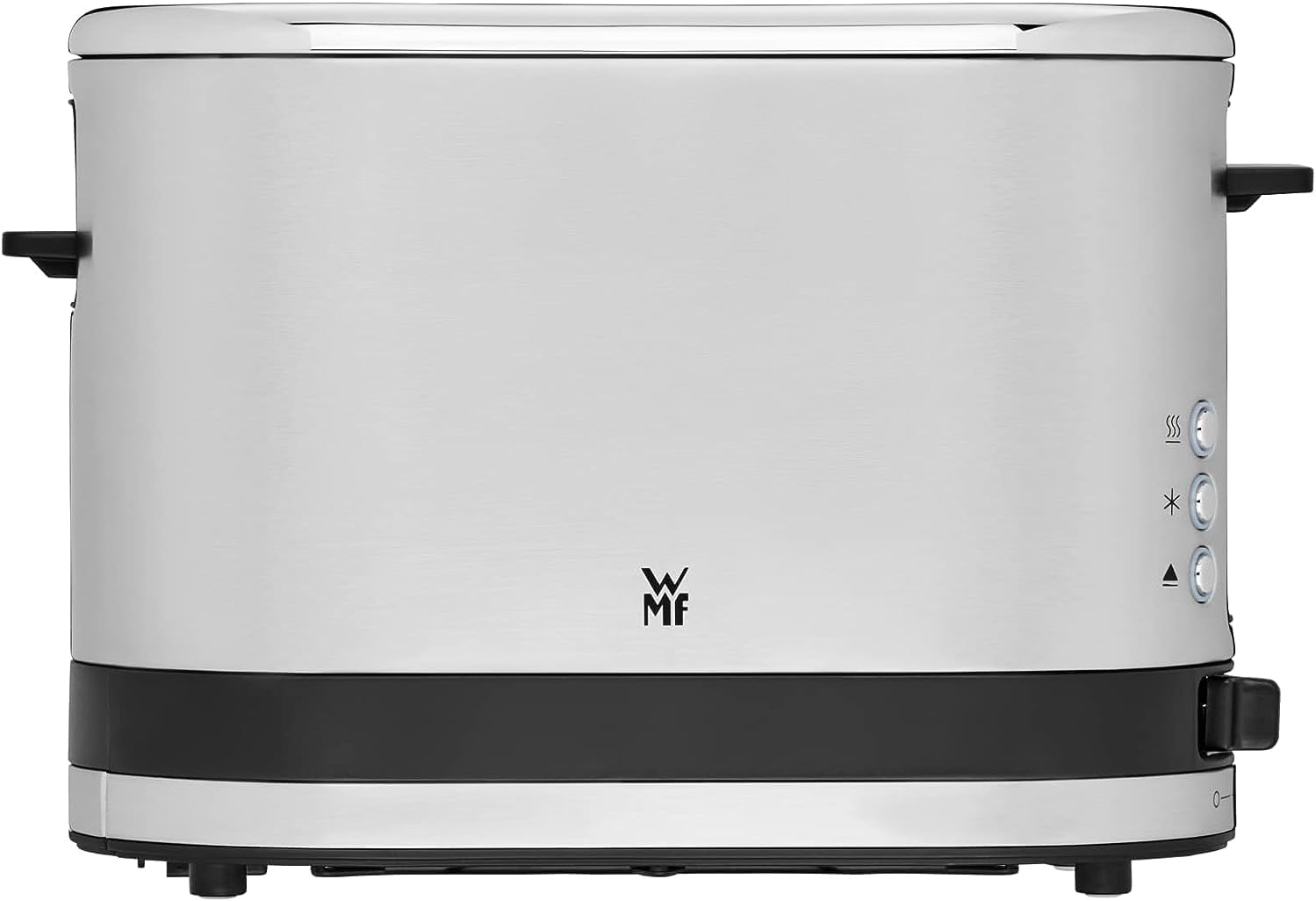 WMF Küchenminis 1-Scheiben Toaster Langschlitz XXl-Toast, Mini Toaster mit Brtchenaufsatz 7 Brunungsstufen berhitzungsschutz 600W Edelstahl matt