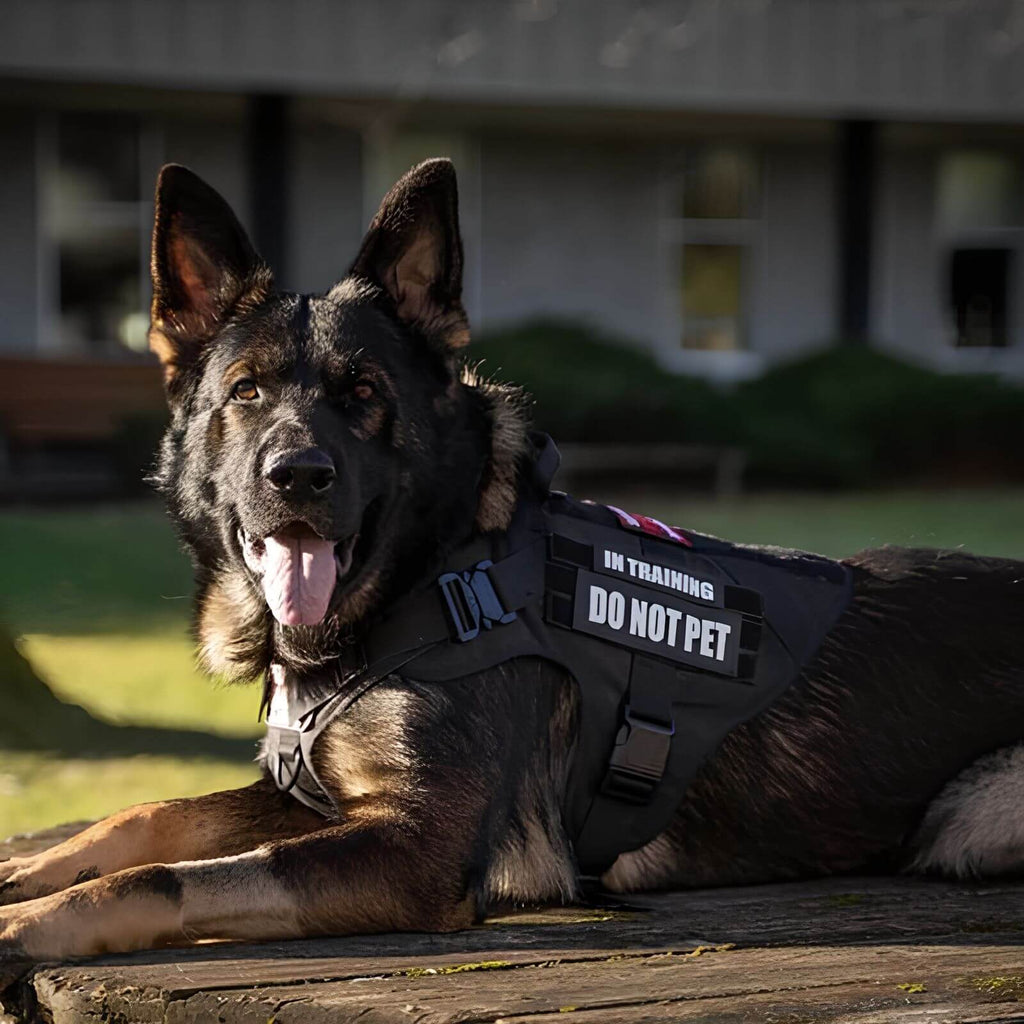 Taktisches Outdoor-Hundegeschirr – Robuste Weste mit Molle-System für aktive Hunde