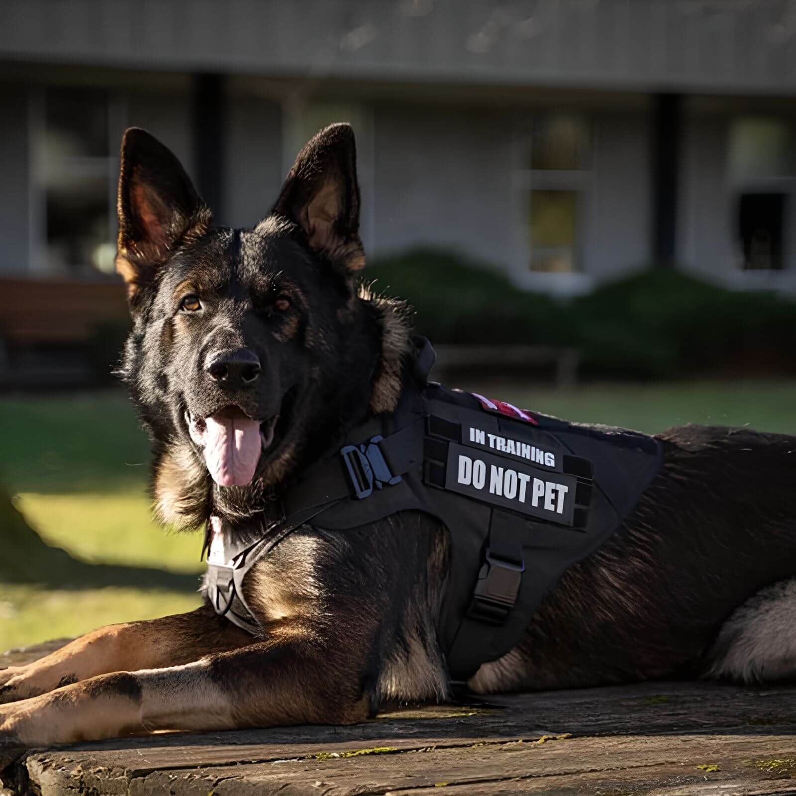 Taktisches Outdoor-Hundegeschirr – Robuste Weste mit Molle-System für aktive Hunde
