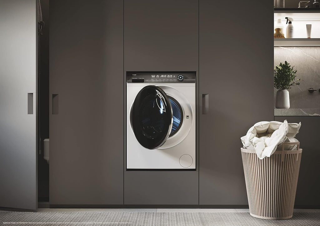Lavasciuga Haier I-PRO SERIE 7 HWD80-B14979 / 8 kg Lavaggio / 5 kg Asciugatura / Motore Direct Motion - estremamente silenzioso / Cesto XL / Programma vapore I-Refresh / Protezione completa dall'acqua