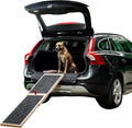 Holtaz Rampa per Cani Rampa per Gatti Scaletta per Cani per Letto o Divano Pieghevole in Legno Petwalk Scala per Cani Rampa di Carico per Animali Domestici con Inserto Antiscivolo Naturale
