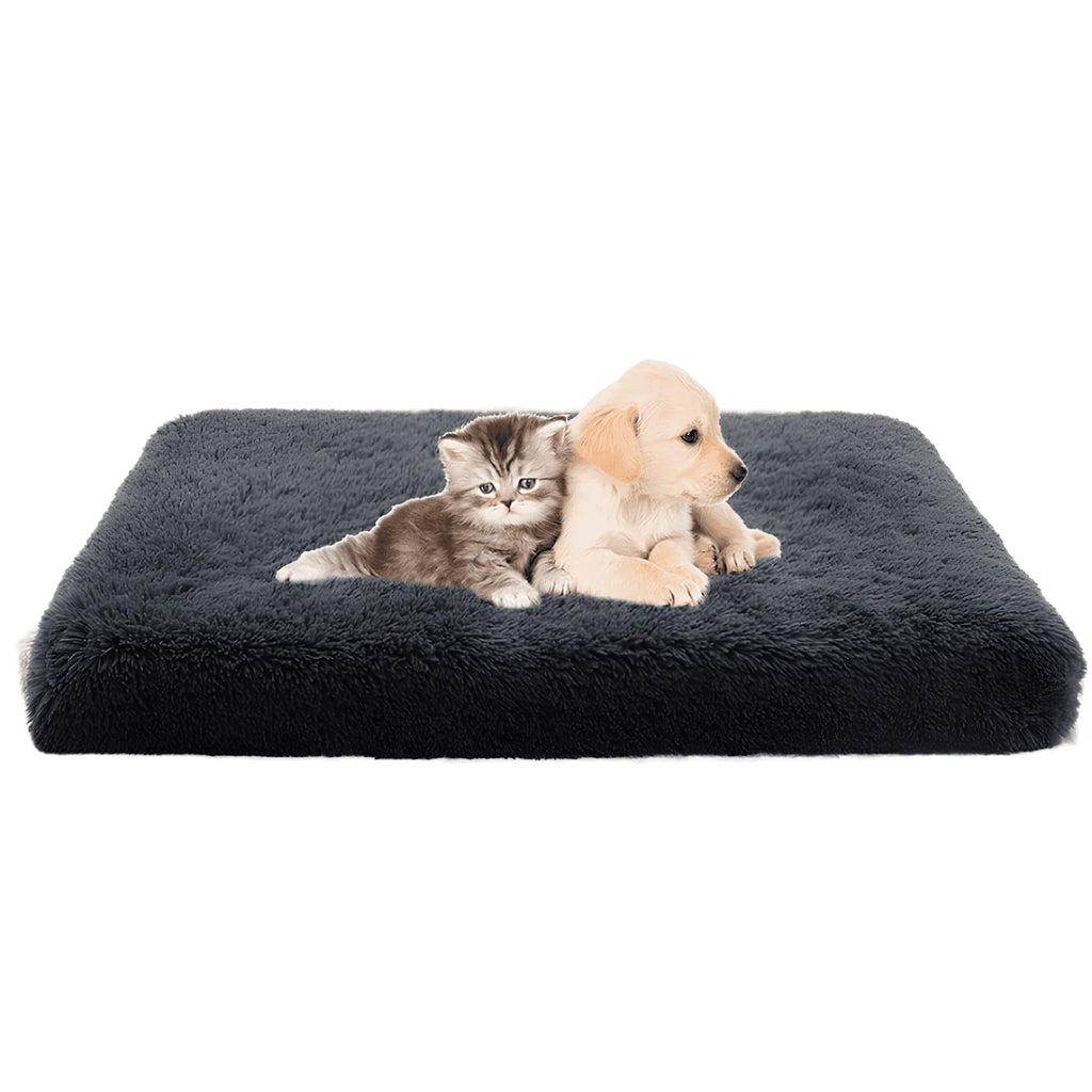 KuschelNest – Flauschiges quadratisches Hundebett für entspannten Schlaf