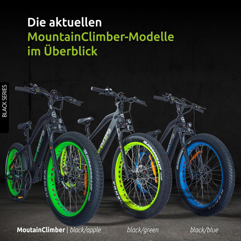 Highphoria Bici Elettrica Adulti, E-Bike 250W 25 km/h con Batteria, Motore Potente, Cambio a Catena, E-Mountain Bike con Forcella Ammortizzata Idraulica Pedelec per Uomo e Donna