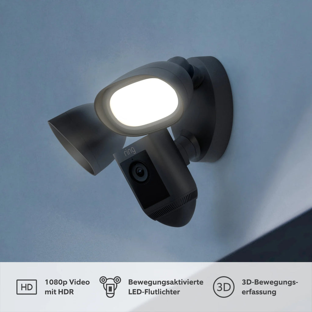 4-Pack Floodlight Cam Wired Pro