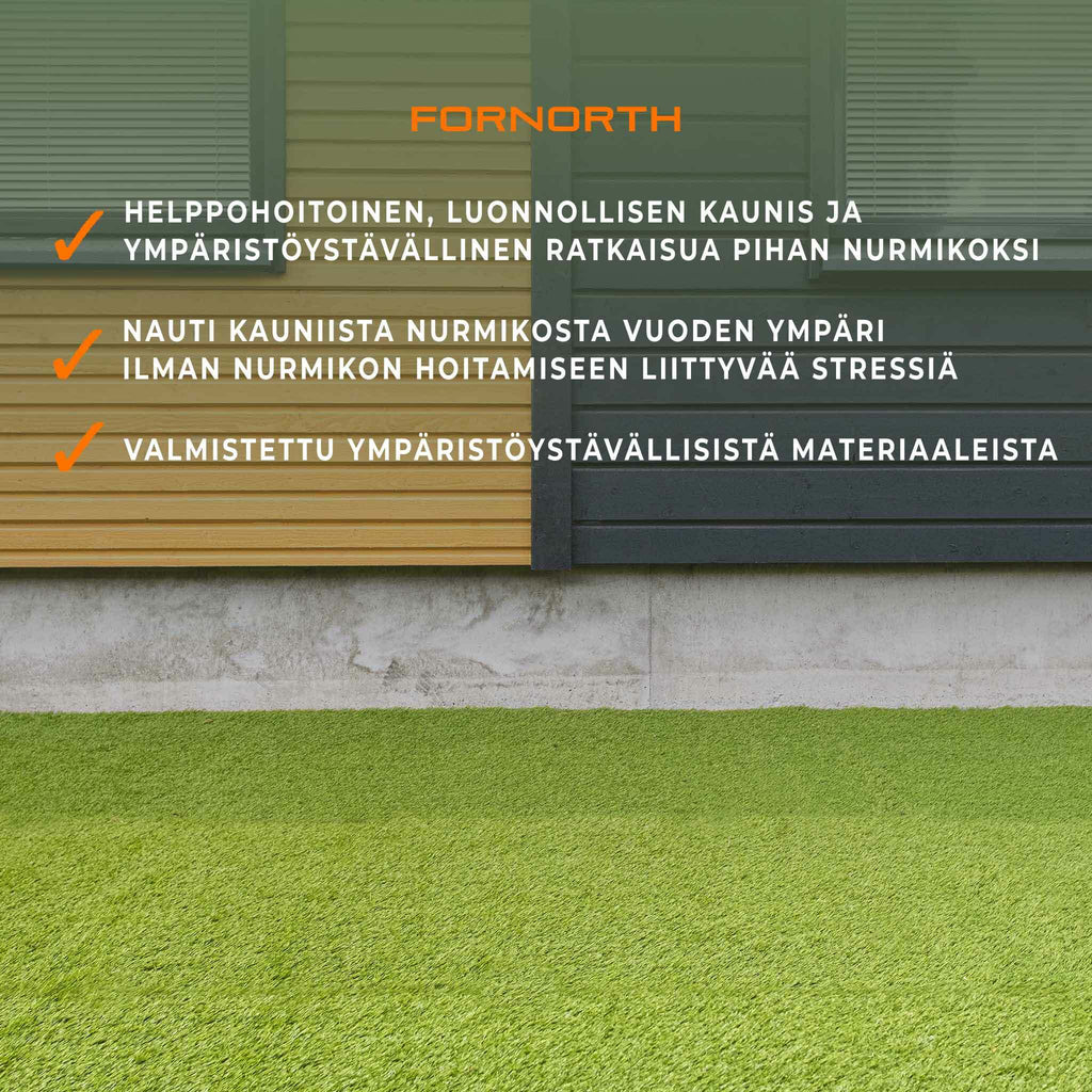 Fornorth Kunstrasen Natur 34 mm, Rolle 1 x 10 m