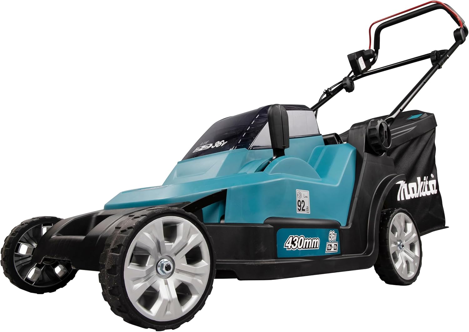 Makita DLM432Z Tosaerba a batteria 2x18 V (senza batteria, senza caricabatterie)
