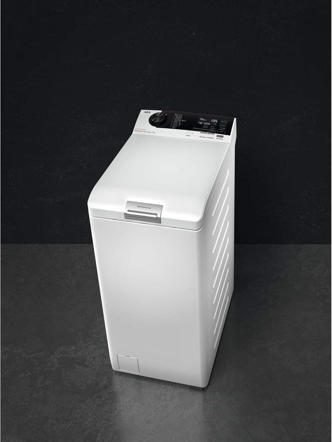 AEG LTR7A71370 Lavatrice Carica dall'alto / Serie 7000 con ProSteam / ProSteam - Funzione Refresh / 7,0 kg / Silenziosa / Controllo automatico del carico / Funzione Aggiungi indumento / Stop Acqua / 1300 giri/min
