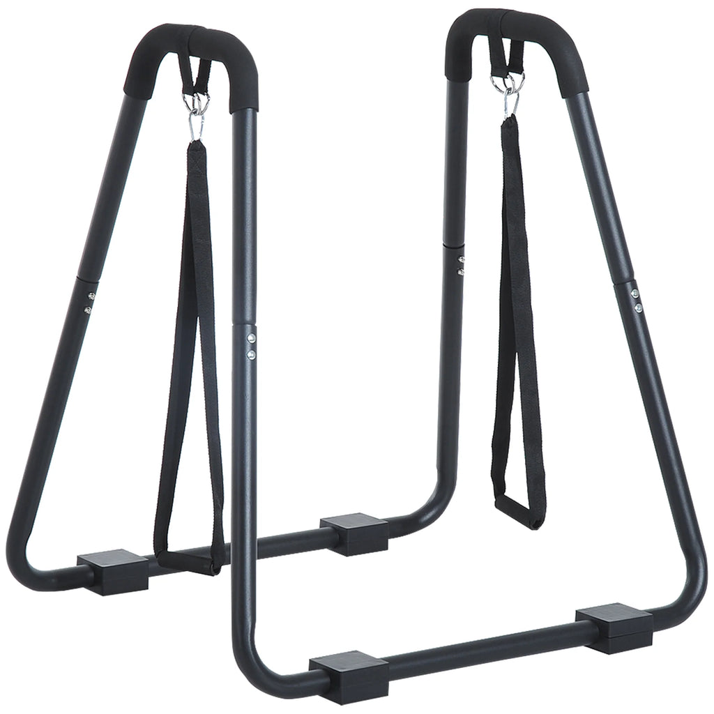 HOMCOM Dipstation Allenamento di Forza con Sospensione Maniglie Imbottite