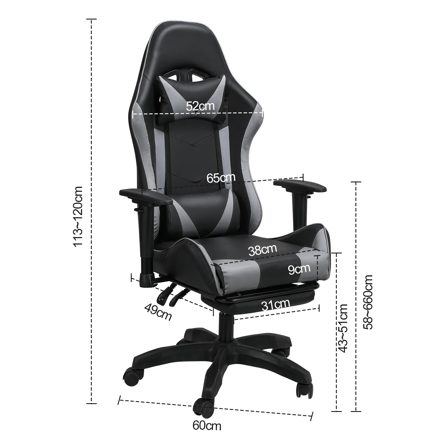 Sonnewelt Gaming Stuhl Bürostuhl Computerstuhl