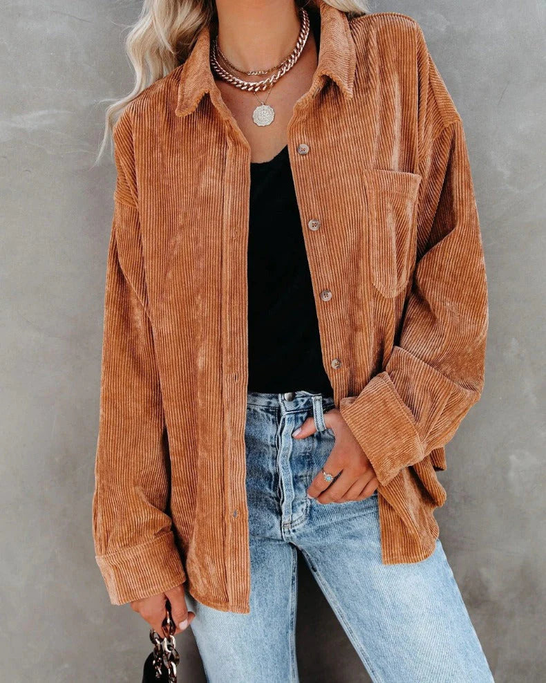 Lizzie - Vintage-Samthemd
