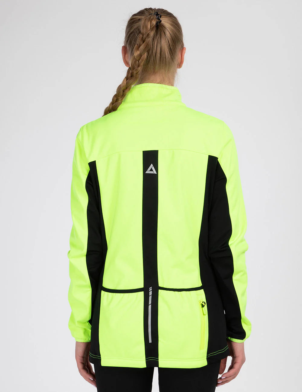 Giacca da ciclismo da donna Thermo Softshell Pro Line II neon-nera Setprodukt